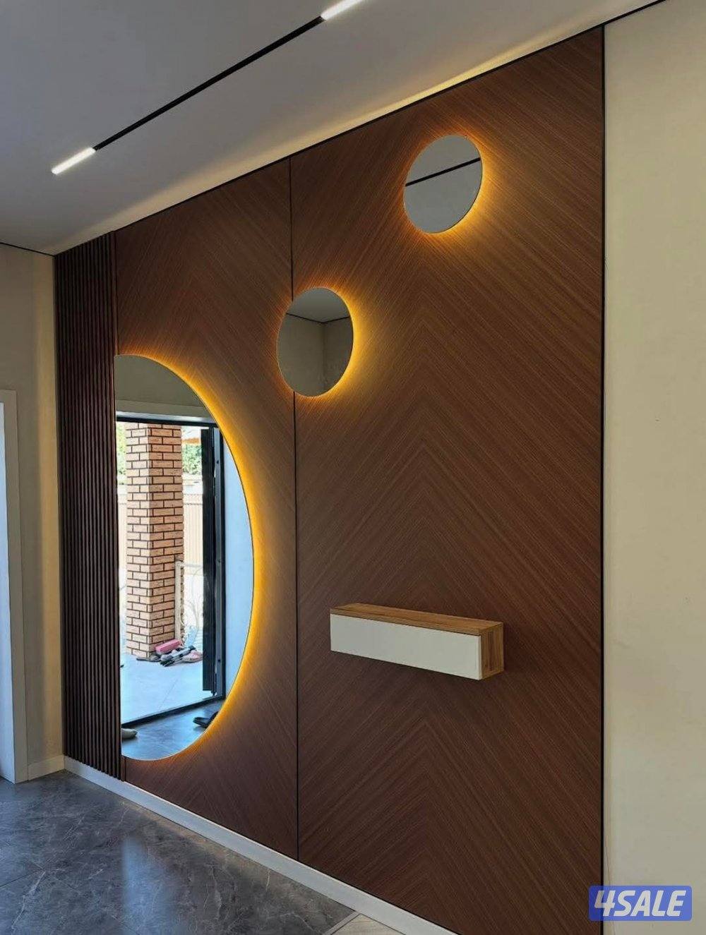 ديكورات منازل داخليه بديل الخشب بديل رخام بديل رخام خلفيات سراير14