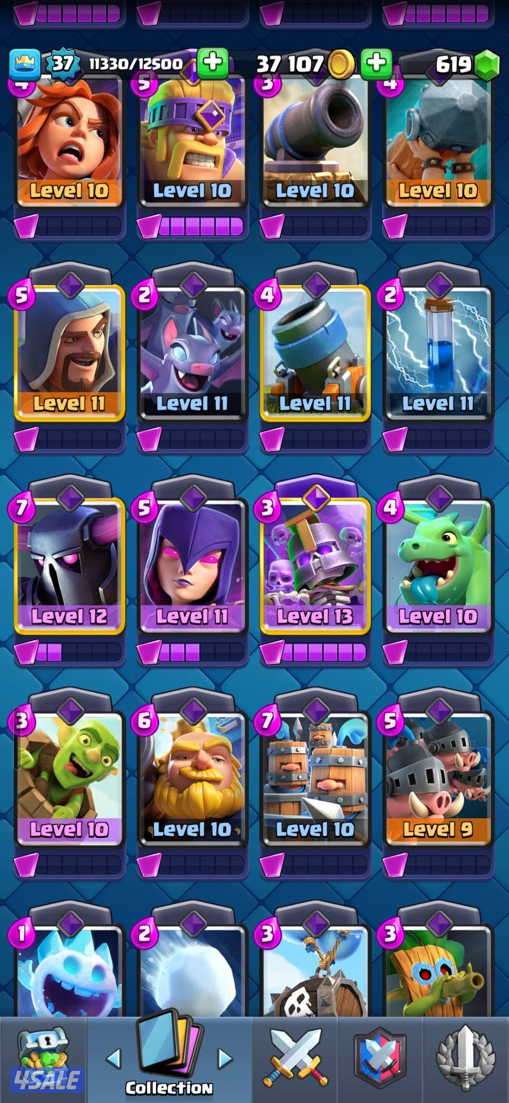 للبيع حساب كلاش رويال2