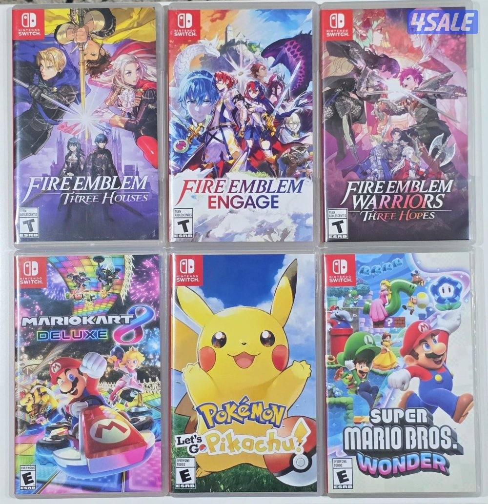للبيع العاب سويتش switch مستعملة0