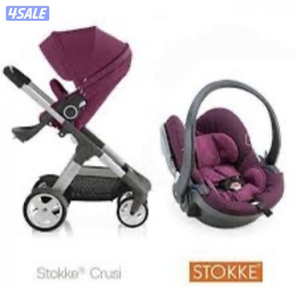 عربايه اطفال stokke مع الكارسيت0