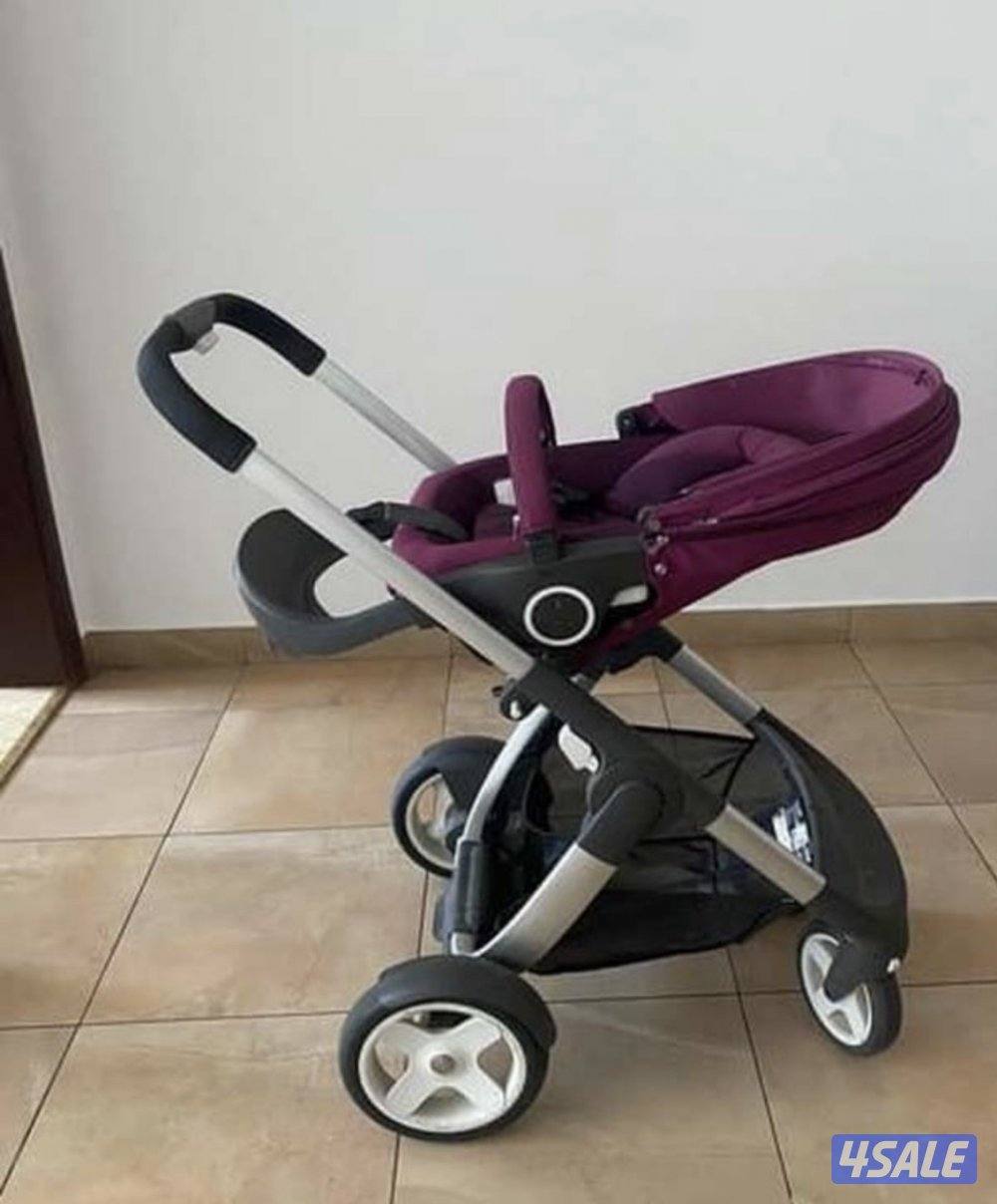 عربايه اطفال stokke مع الكارسيت3