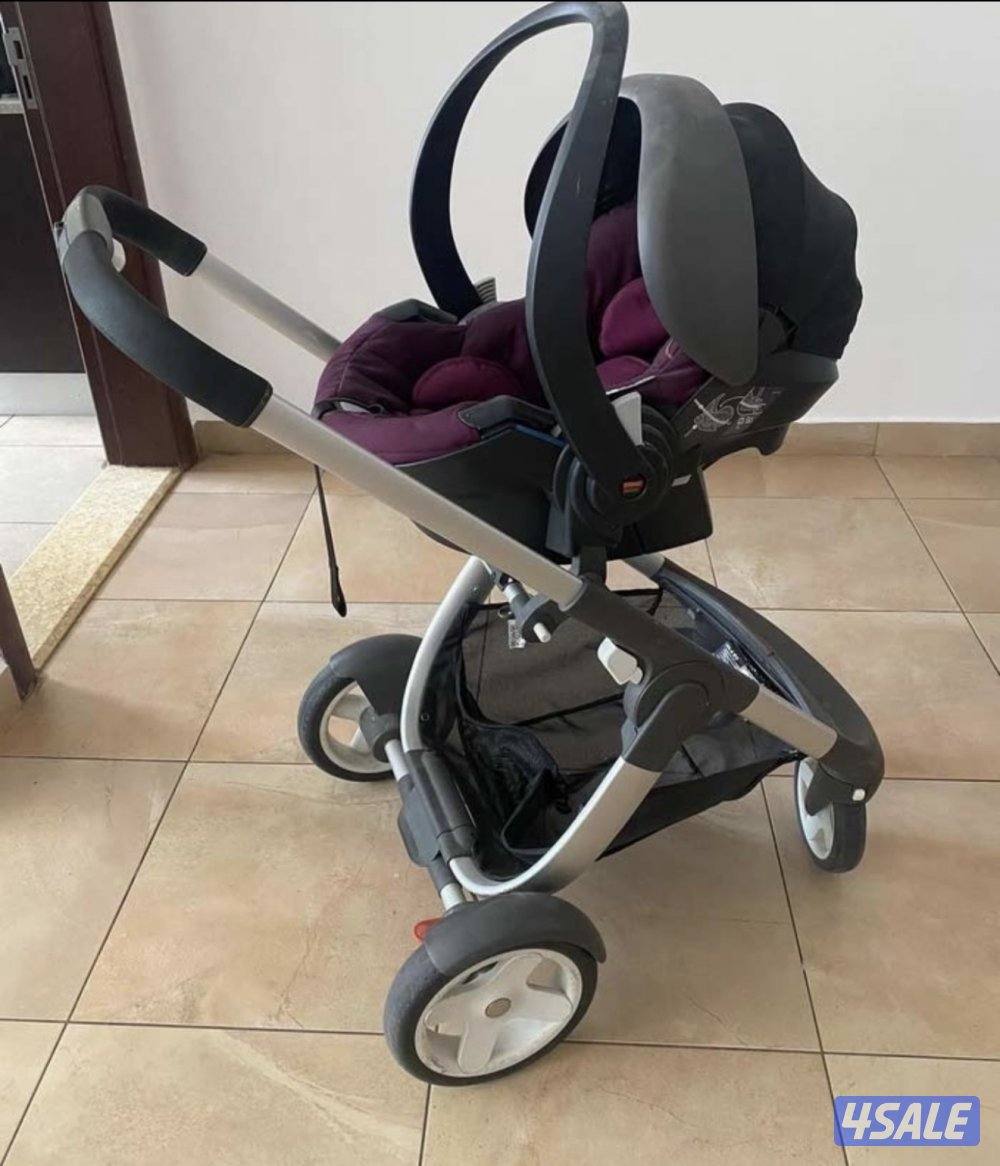 عربايه اطفال stokke مع الكارسيت4