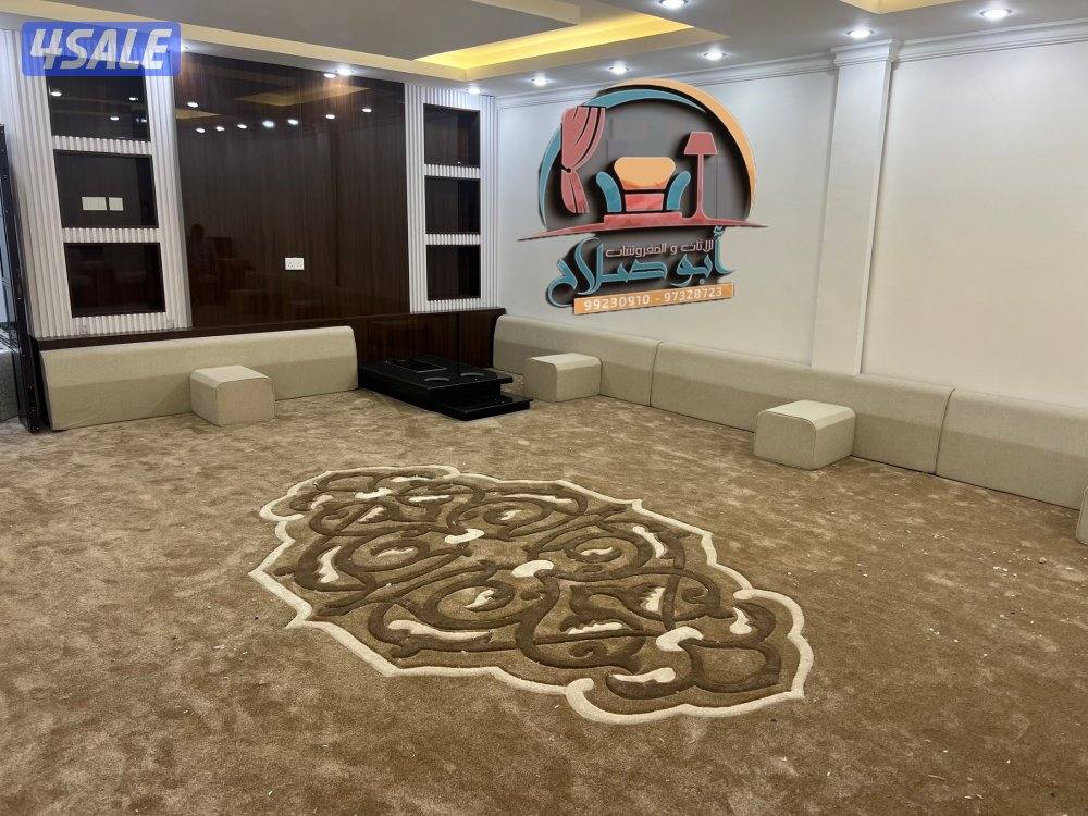 تنجيد وتفصيل كنب ديوانيات مساند جلسات كل انواع الستاير وسجاد قص0