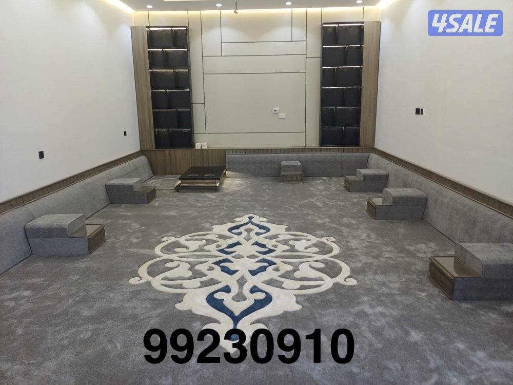 تنجيد وتفصيل كنب ديوانيات مساند جلسات كل انواع الستاير وسجاد قص3