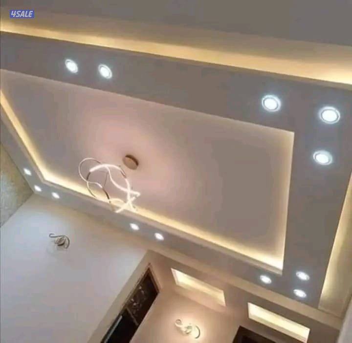 جبس بورر بارتيشن ديكور جبس باب خشب ما تكسير2