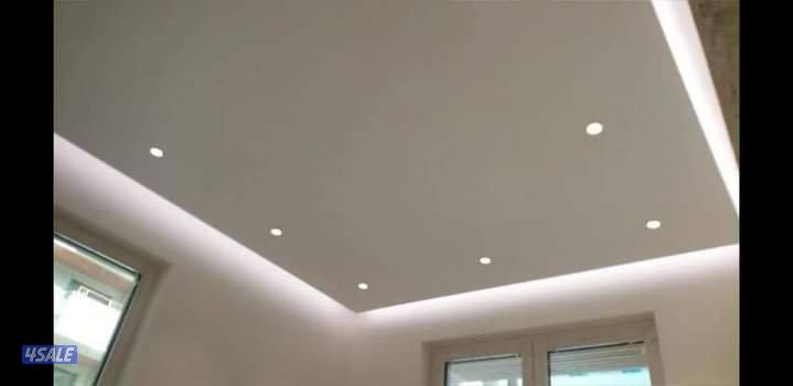 جبس بورر بارتيشن ديكور جبس باب خشب ما تكسير4