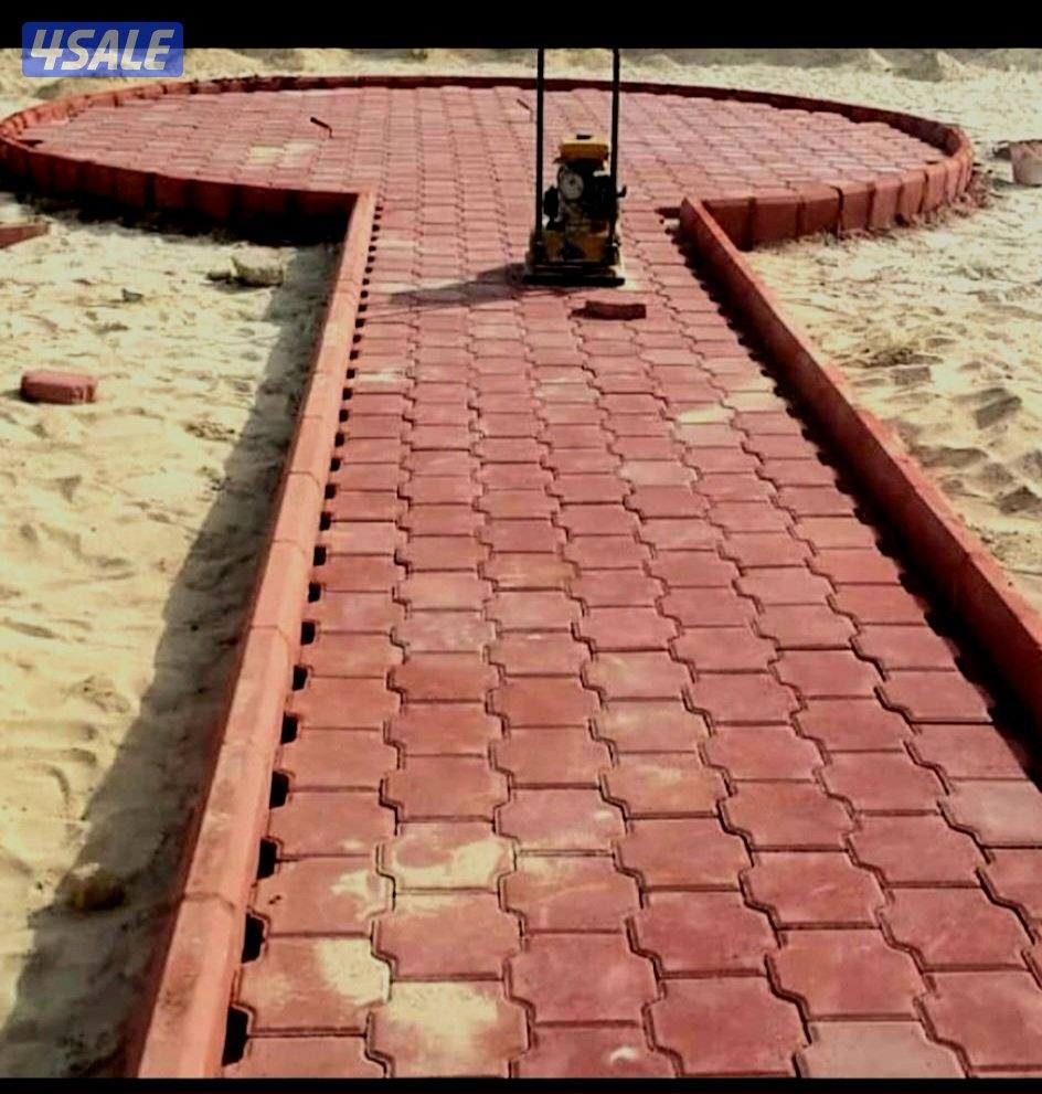 معلم بلاط متداخل وتنسيق حدائق1