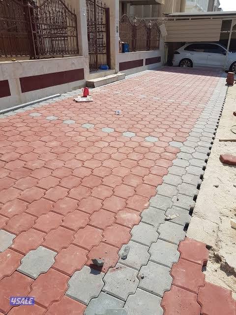 معلم بلاط متداخل وتنسيق حدائق3