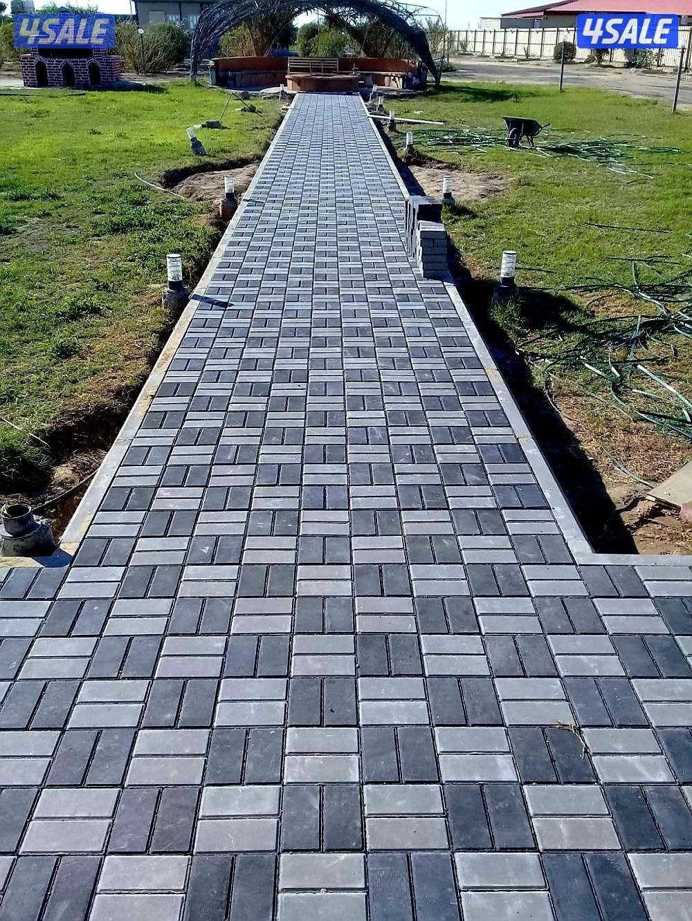 معلم بلاط متداخل وتنسيق حدائق4