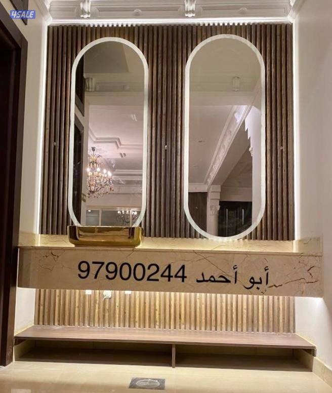 احدث انواع المغاسل والوچارات الرخام والخشب والبديل الحجري2