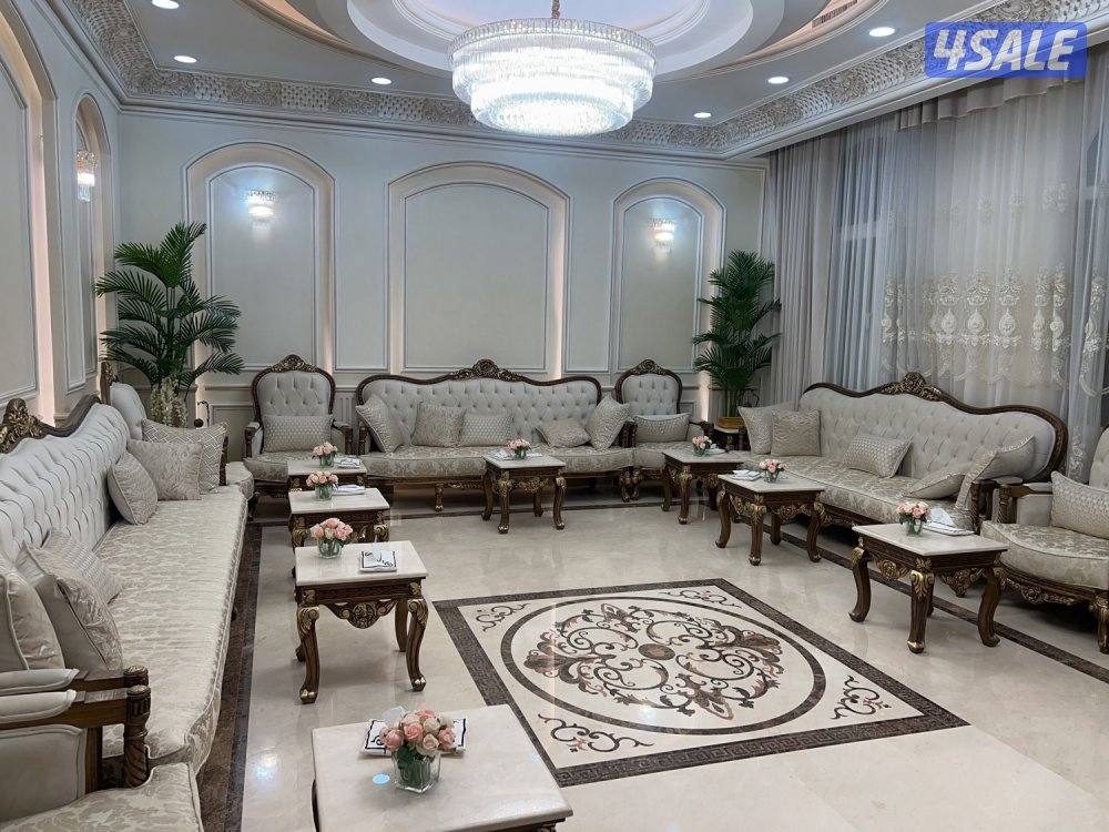 اثاث مستعمل نظيف جدا خشب مصري معه ستاير وطاولات0