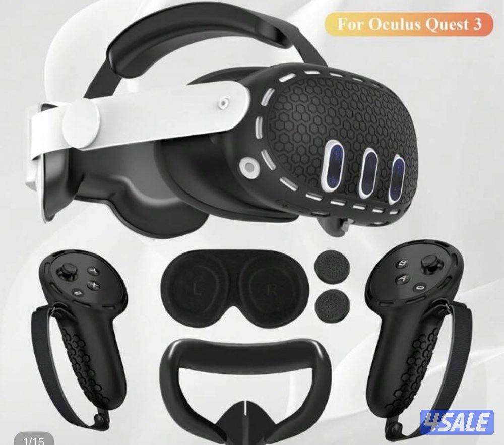 ميتا كويست ٣ الجديدة ٥١٢ جيجا كالجديد مع جميع اغراضها واكسسوارت إضافية3