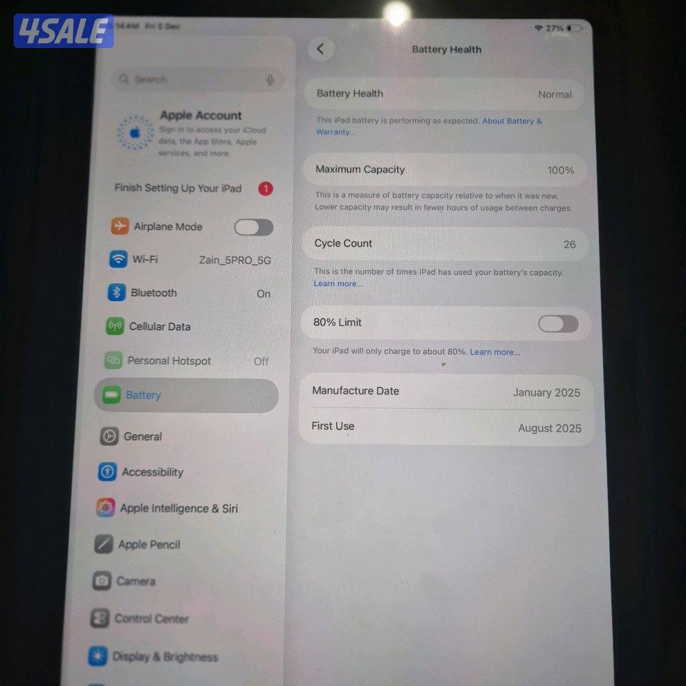 IPAD AIR 11 INCH 128 GB (2025) M3 WIFI + 5G3