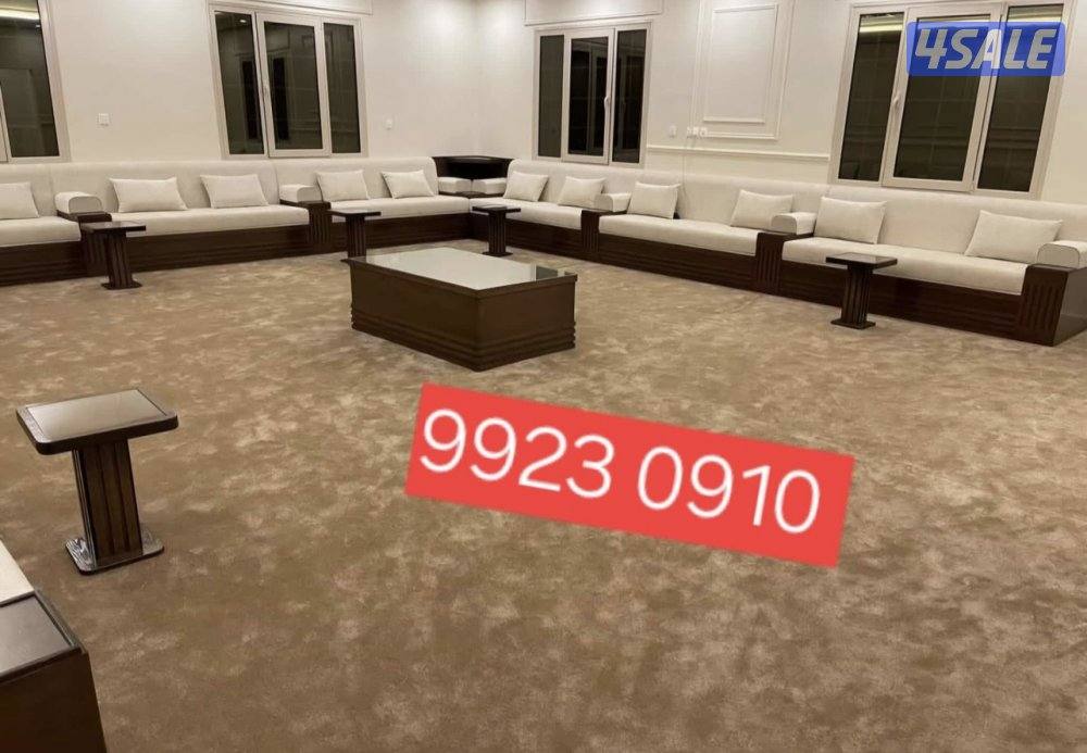 تنجيد وتفصيل ديوانيات مساند كنب صالات جلسات مطارح وستاير ويفي ورول وسج0