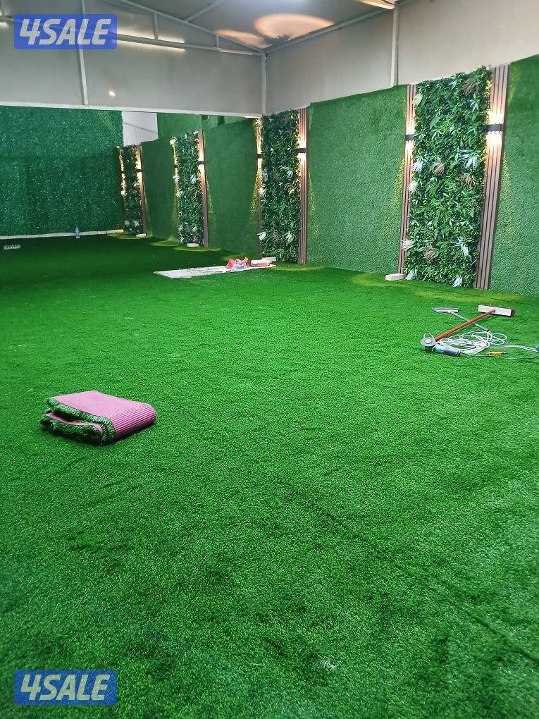 تنسيق الحدائق وتركيب التيل الاصطناعي والسور التركى15