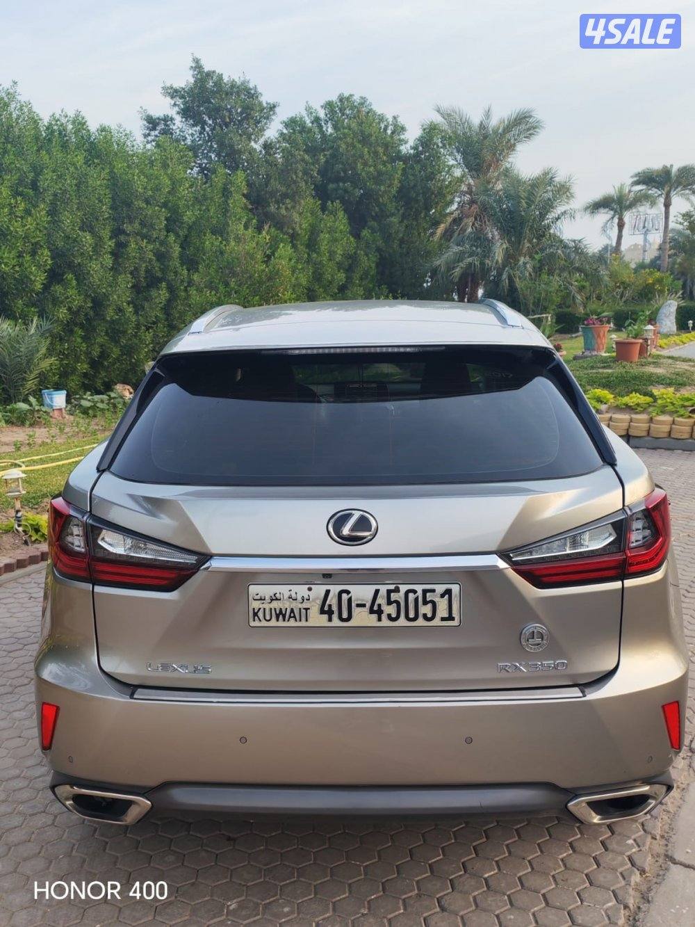 للبيع لكسز RX مديل 201711