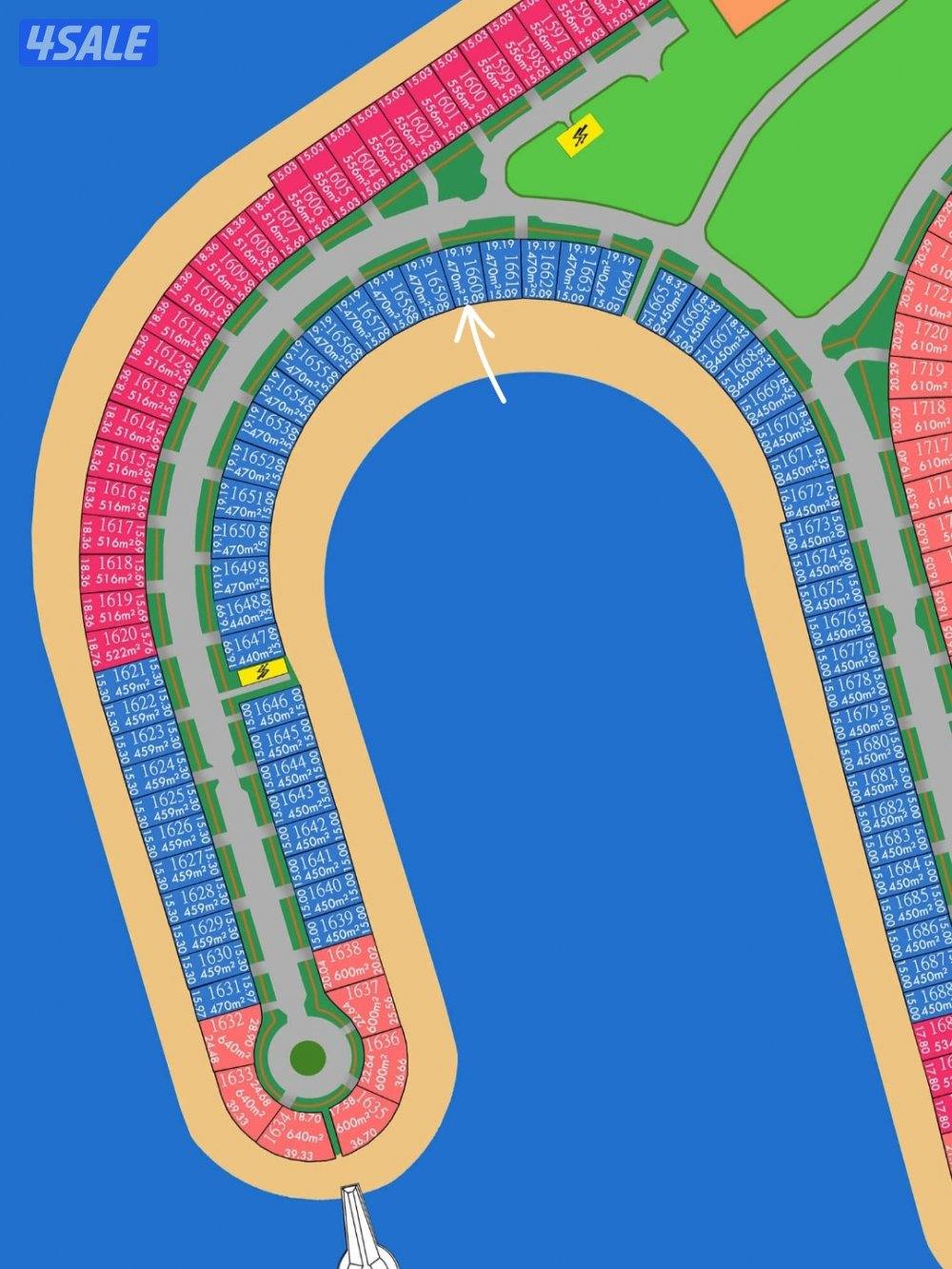 للبيع ارض في مدينة صباح الاحمد البحرية0