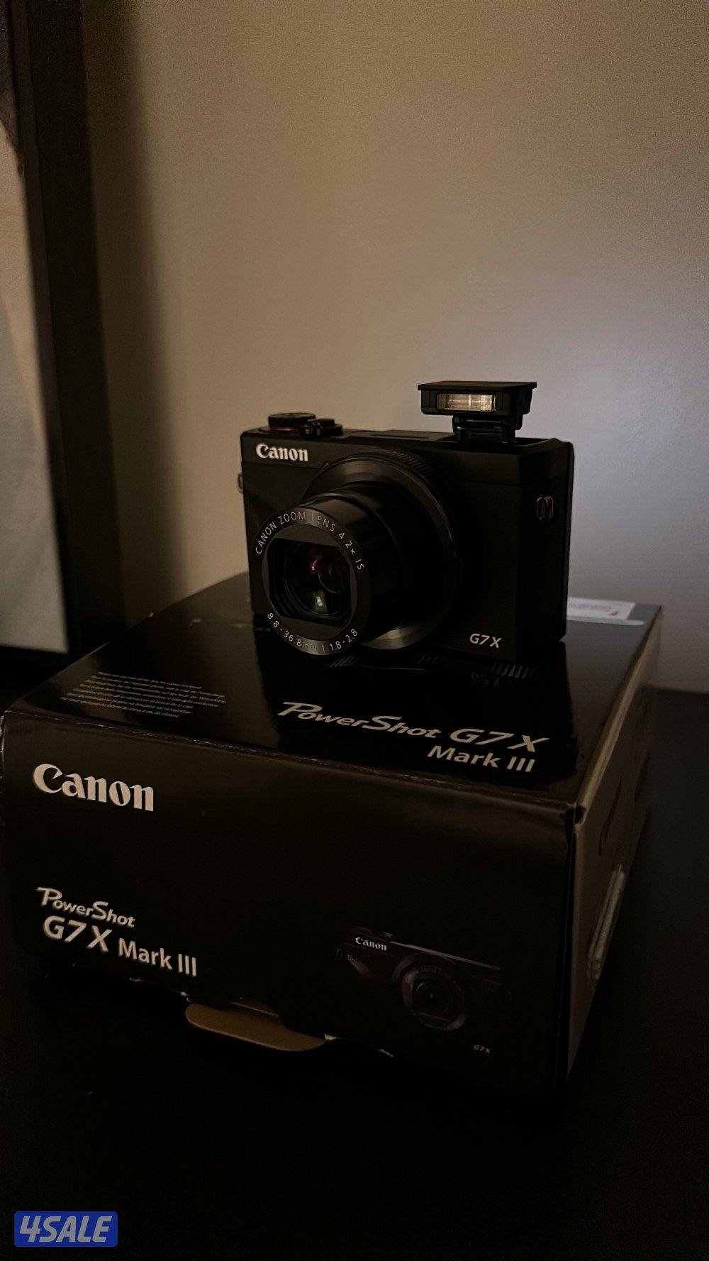 كاميرا كانون g7x mark iii شاشة لمس جديدة بكرتونتها1