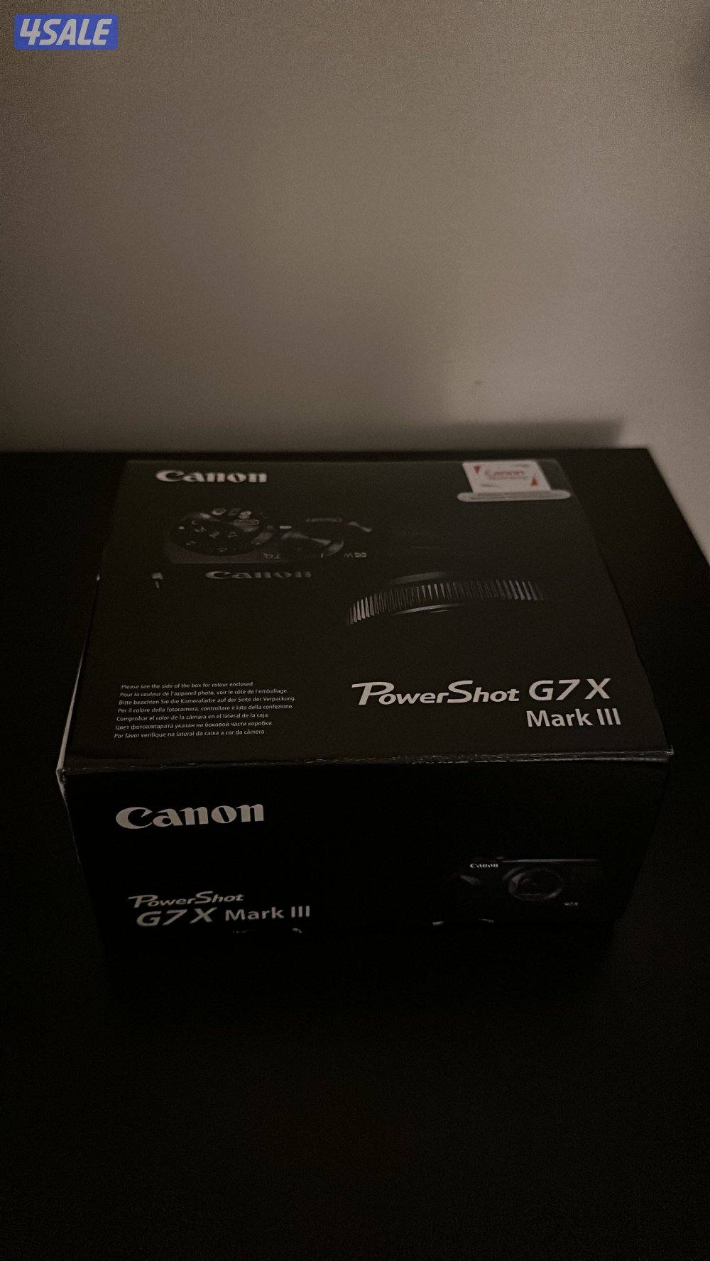 كاميرا كانون g7x mark iii شاشة لمس جديدة بكرتونتها3