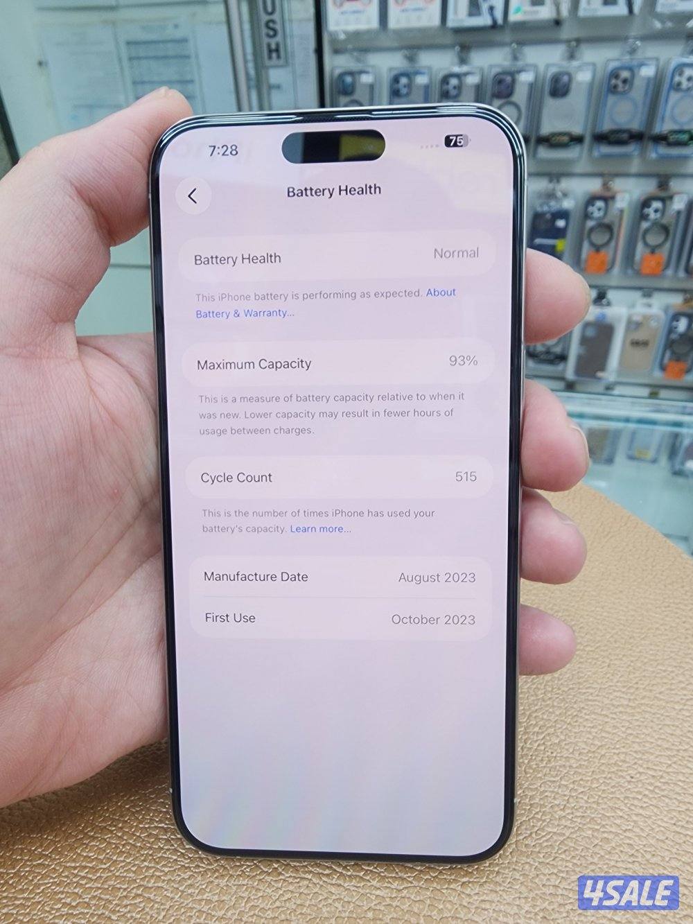 iphone 15 pro max 512gb very neat and clean with all accessories10