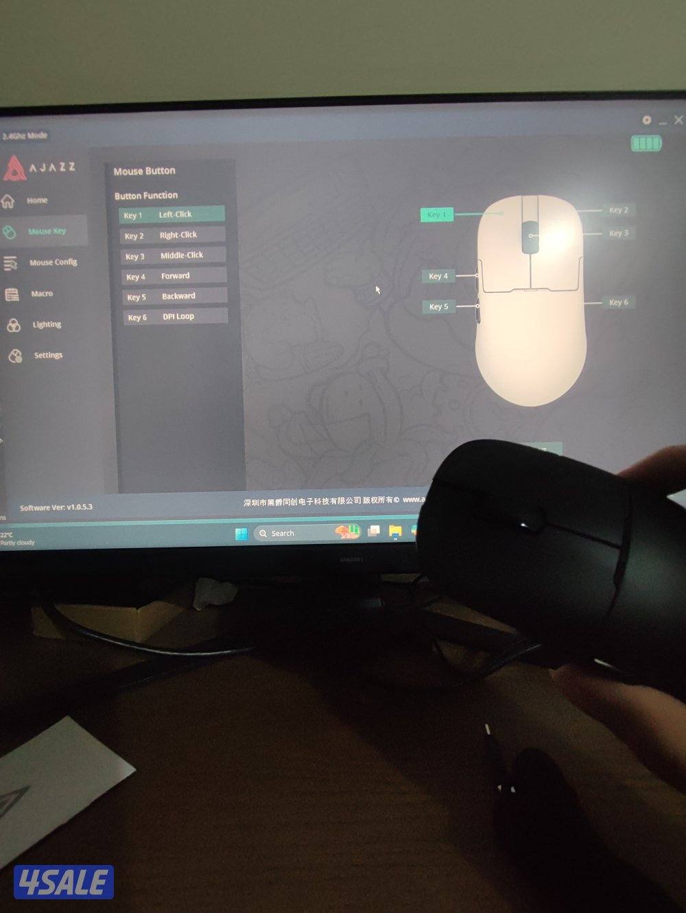 ماوس ajazz aj159p اسود3