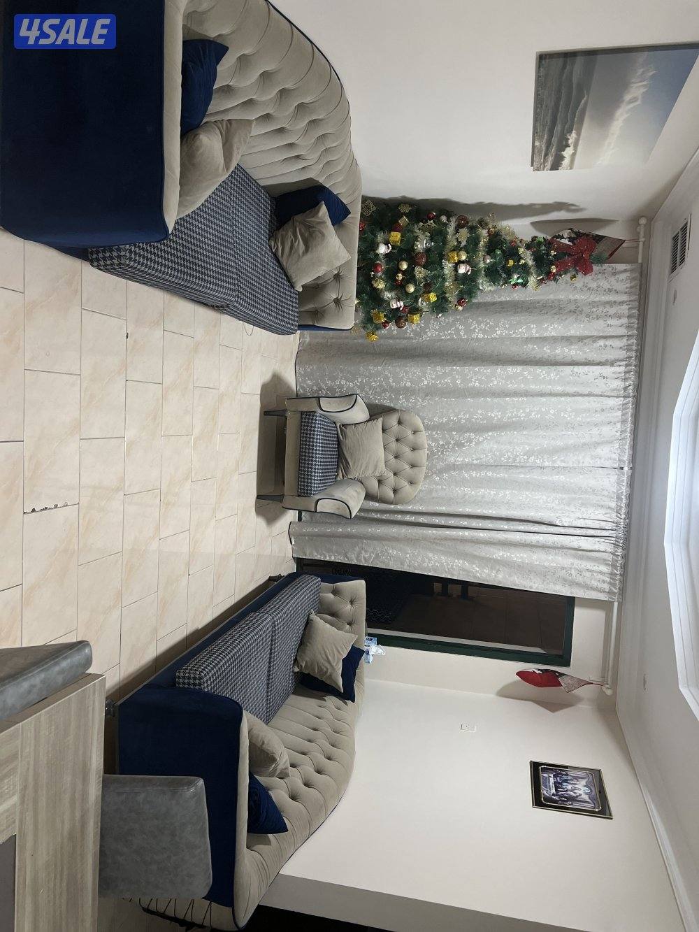 طقم انتريه ٢ كنب وكرسي3