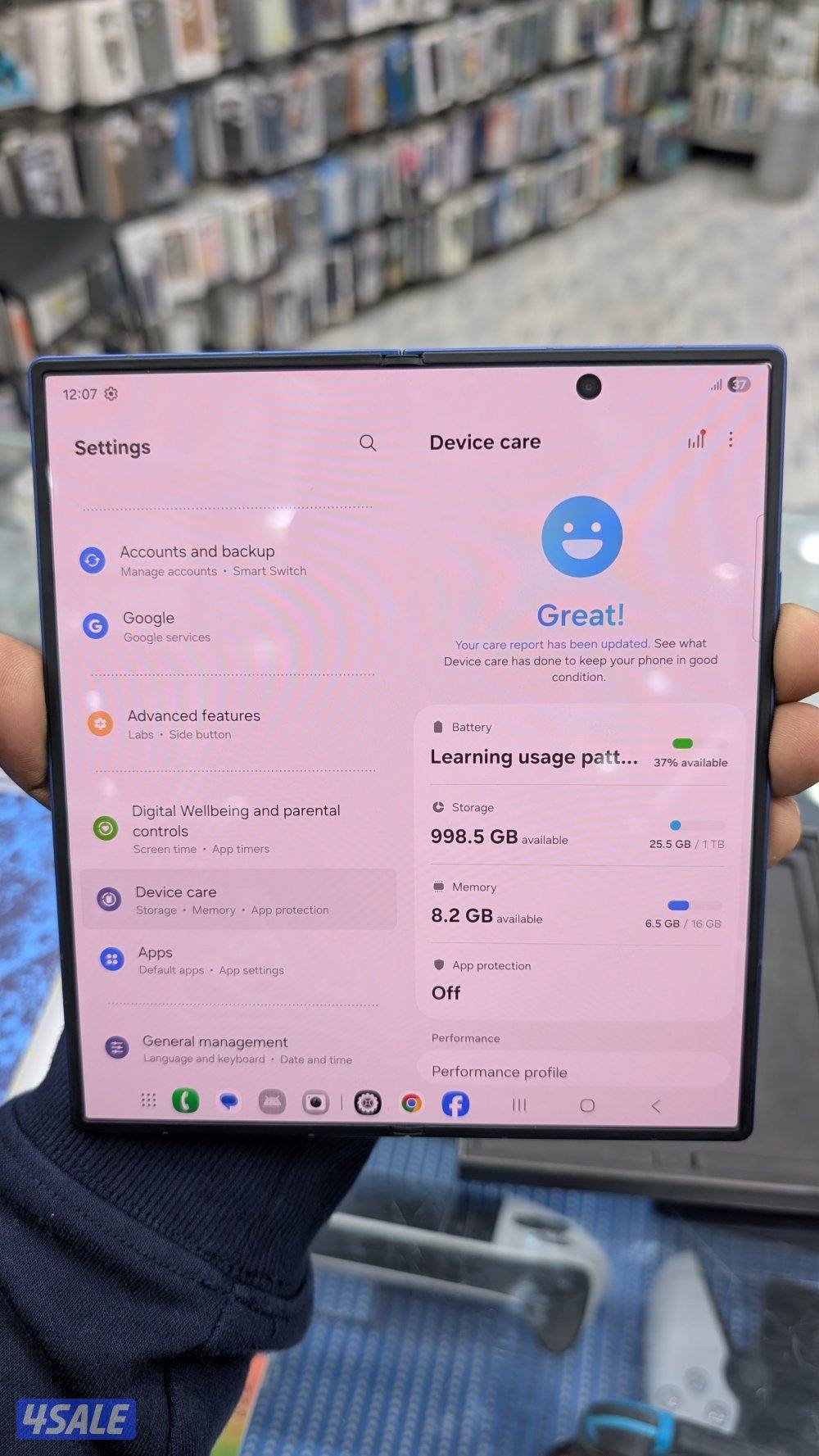 Samsung z fold 7 (1TB)2