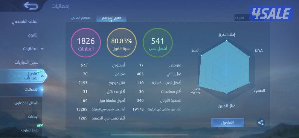 حساب موبايل ليجند مميز مافي مثله.2