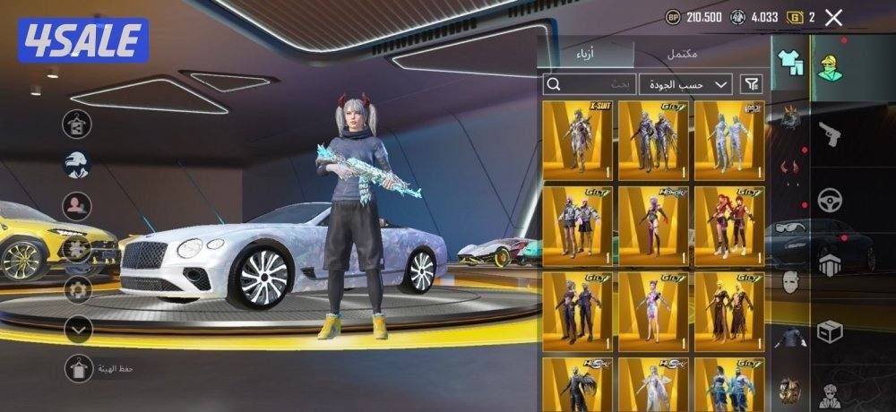 حساب ببجي للبيع4