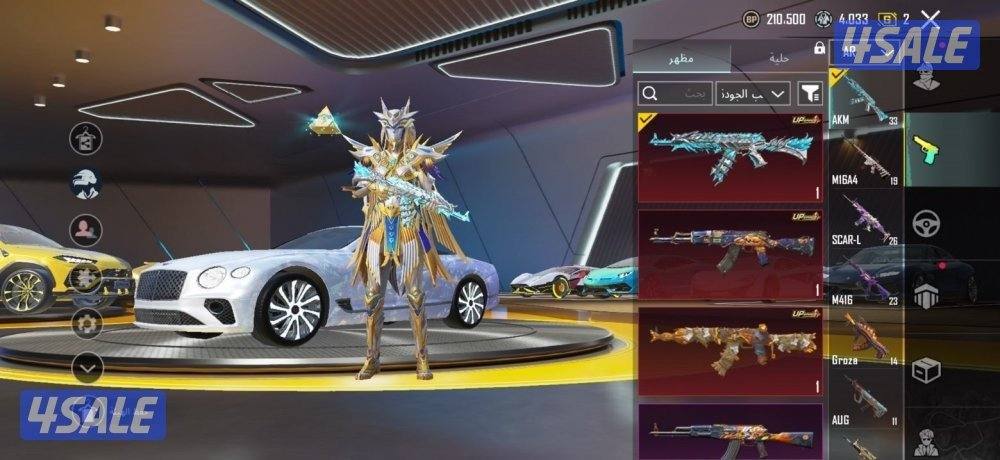 حساب ببجي للبيع5