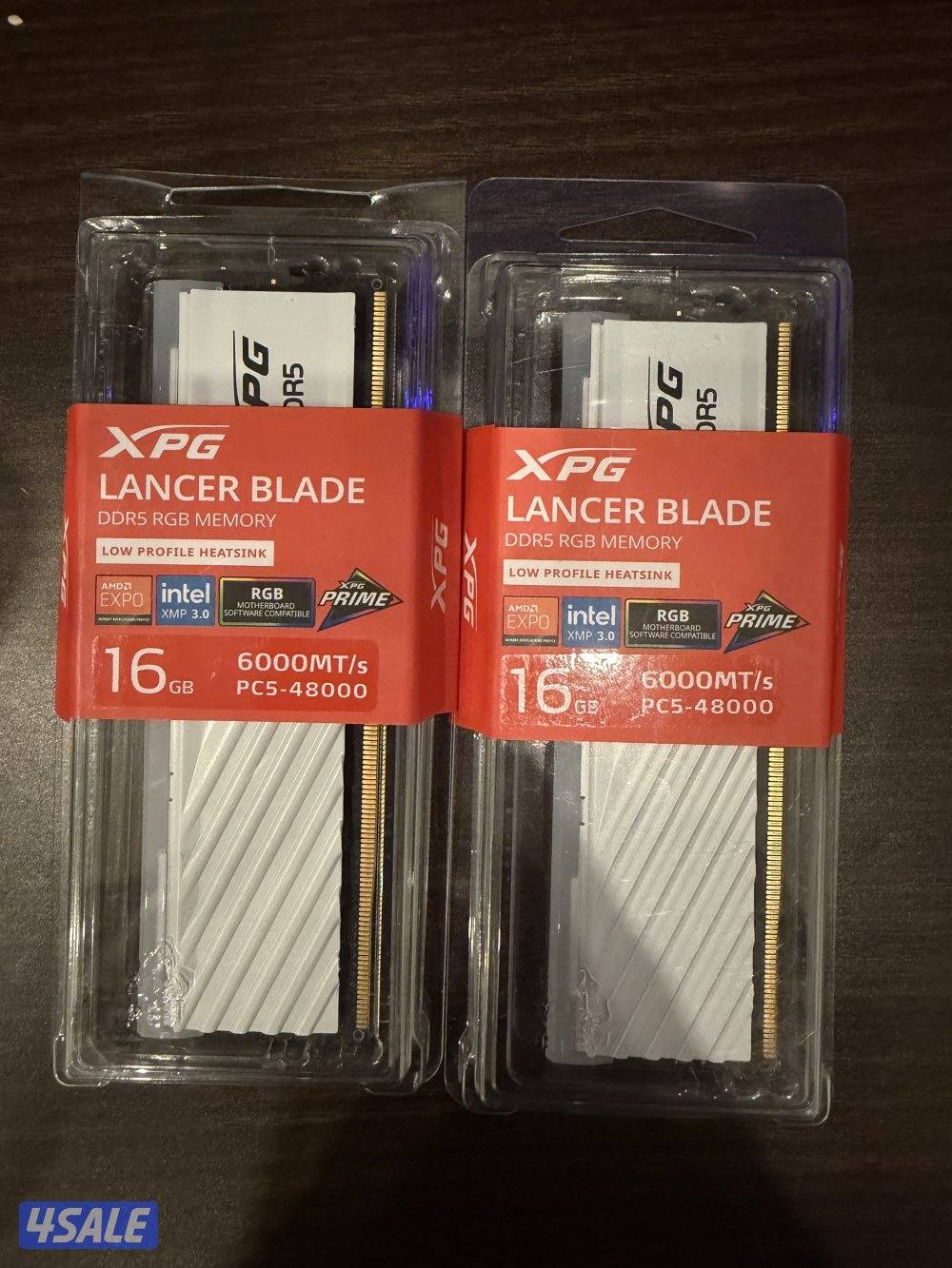 xpg lancer ddr5 rgb 6000mhz 32GB ram  رامات اكس بي جي1