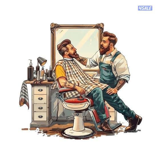 مطلوب حلاقين رجالي للعمل بنظام النسبة او لضمان كرسي4