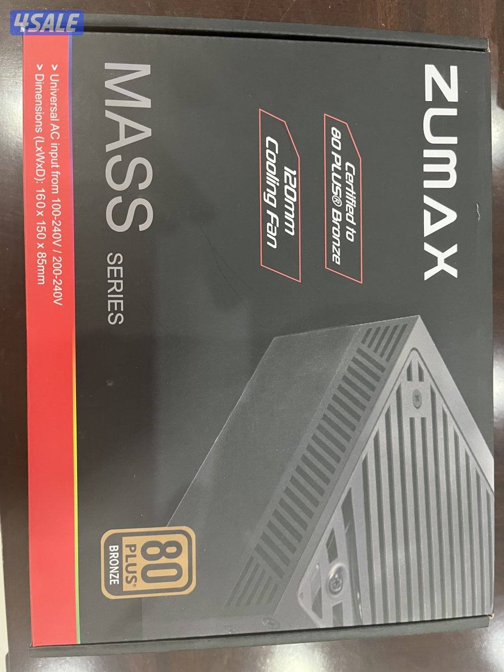 Zumax Power supply unit 80plus bronze 650W0