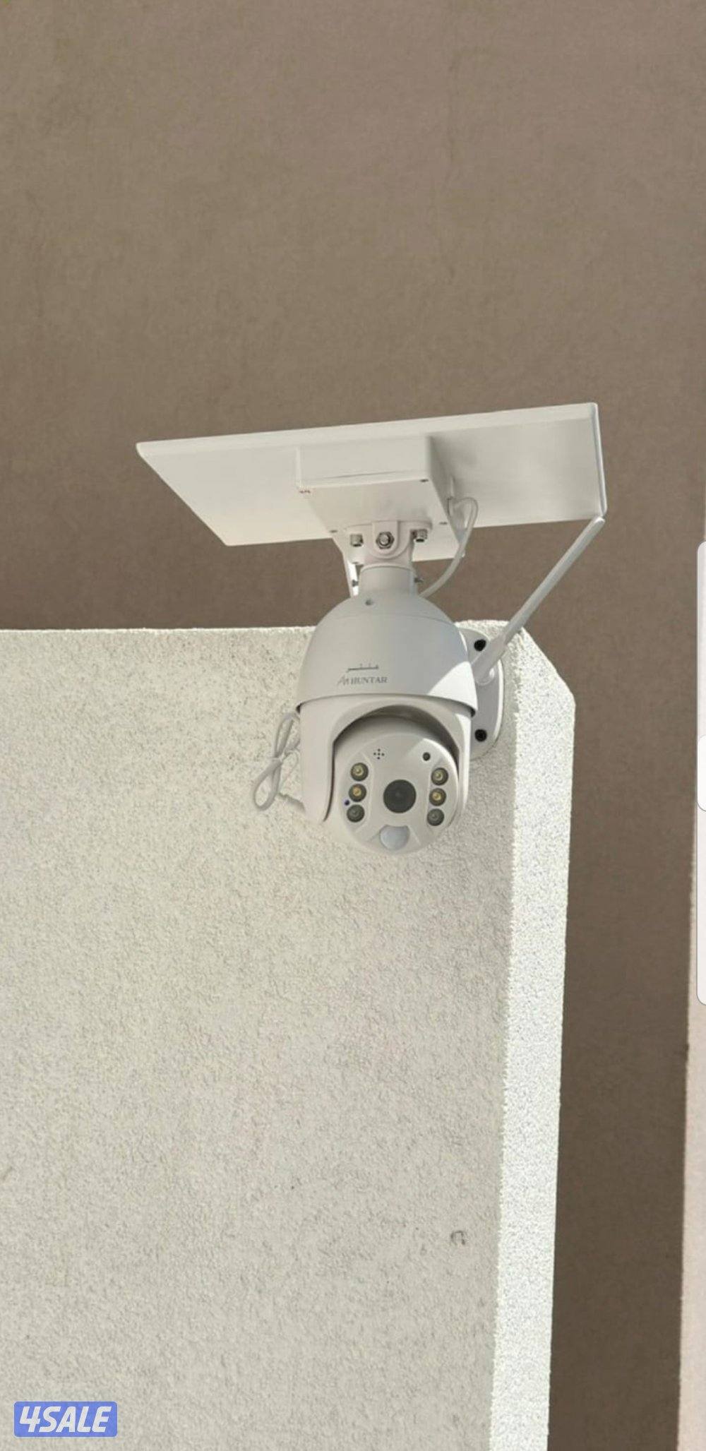 كاميرا طاقه شمسيه متحركه بجميع الاتجاهات صوت وصوره سبيكرمايك3