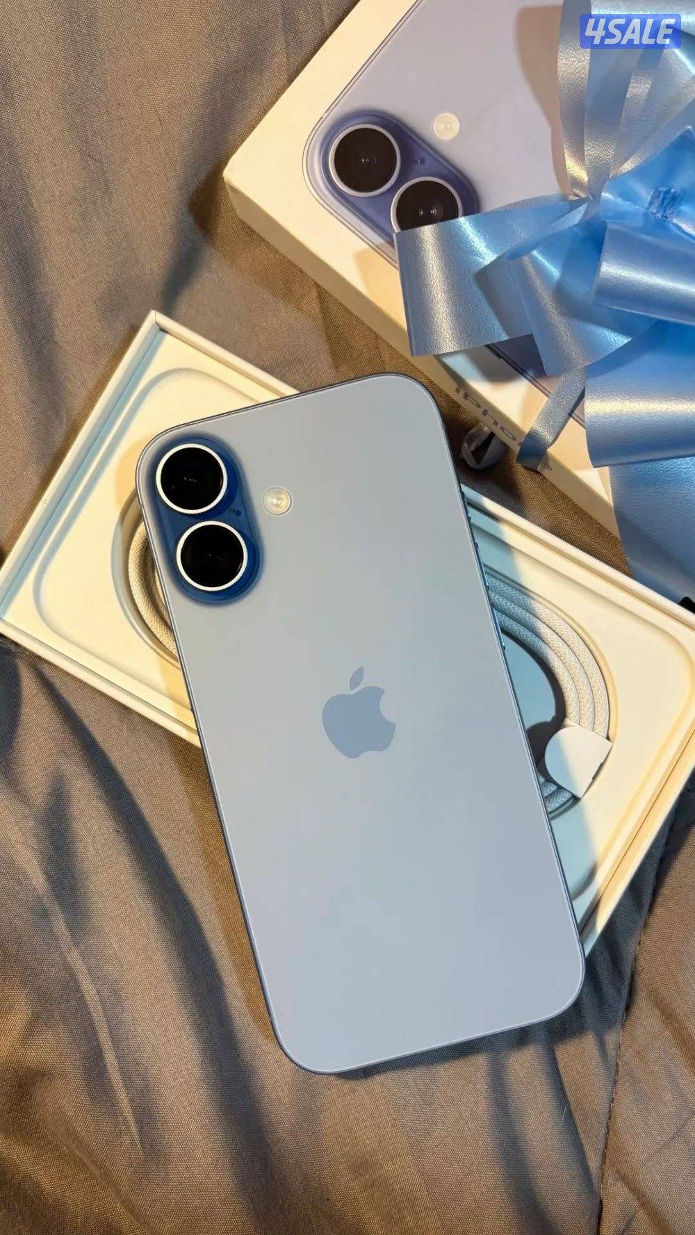 Iphone 17 mist blue ايفون ١٧ العادي ٢٥٦ ازرق فاتح0