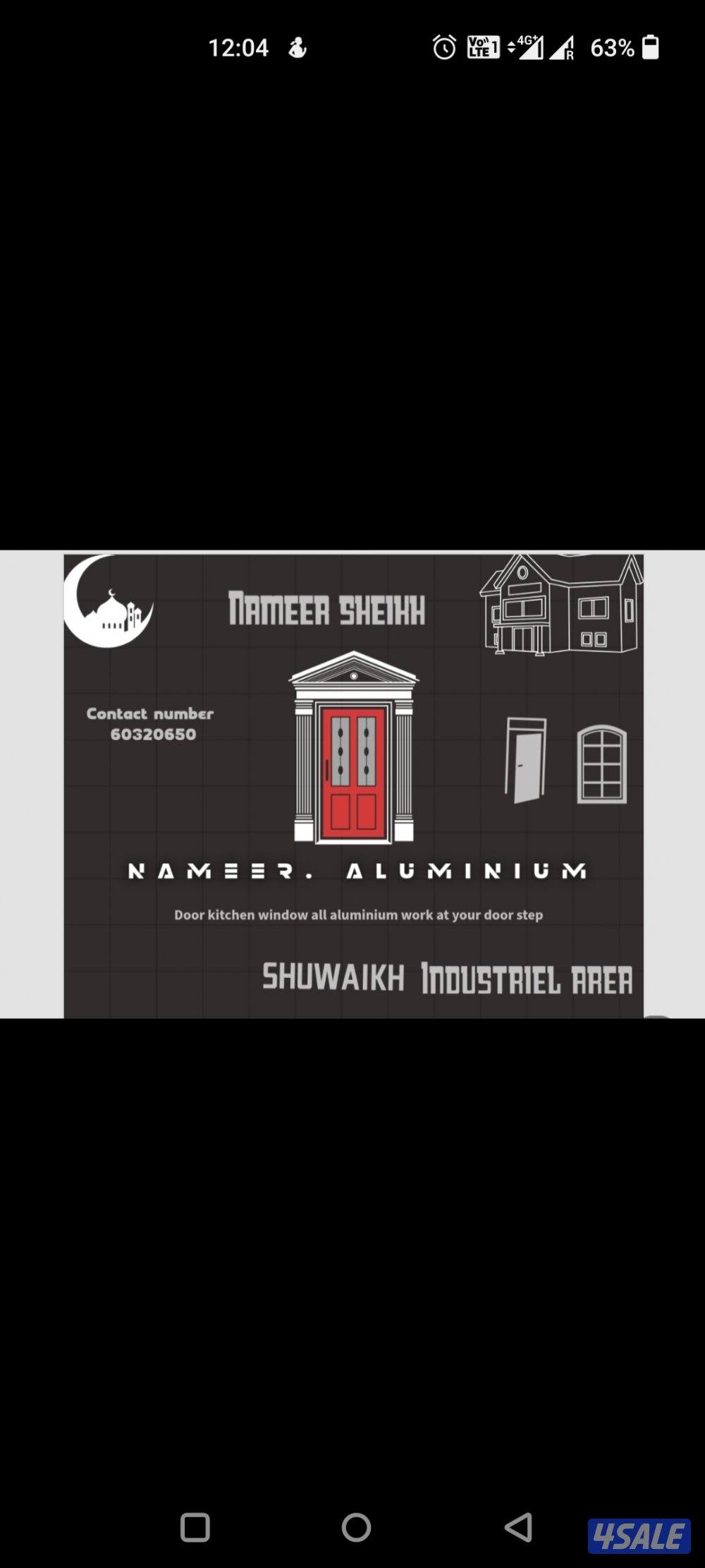 aluminium dooor kitchen ,partation, and shatter1