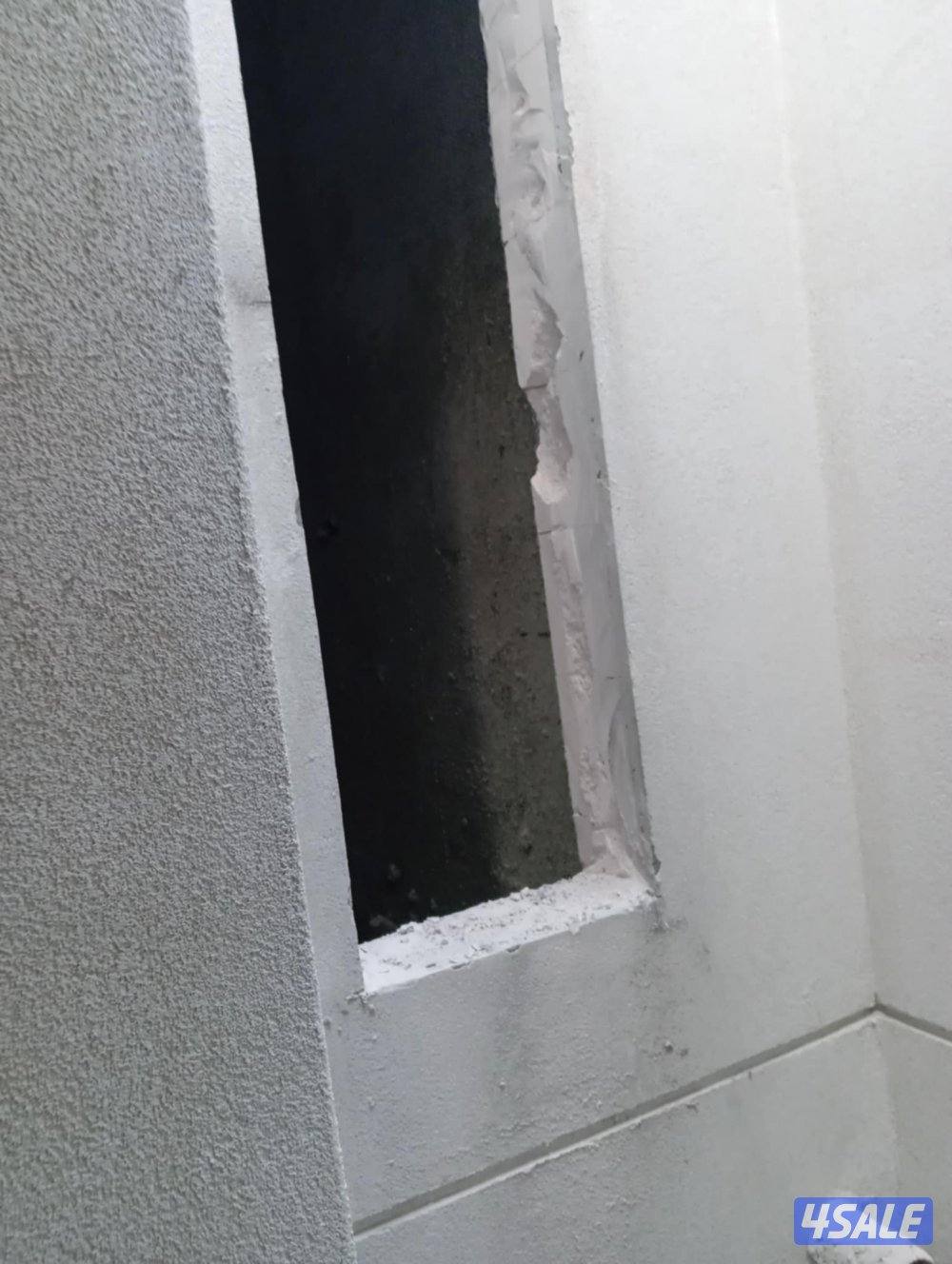 ###قص خرسانه باليزر وقص الابواب وعمل فتحا ت وعمل فتحا ت المصعد6