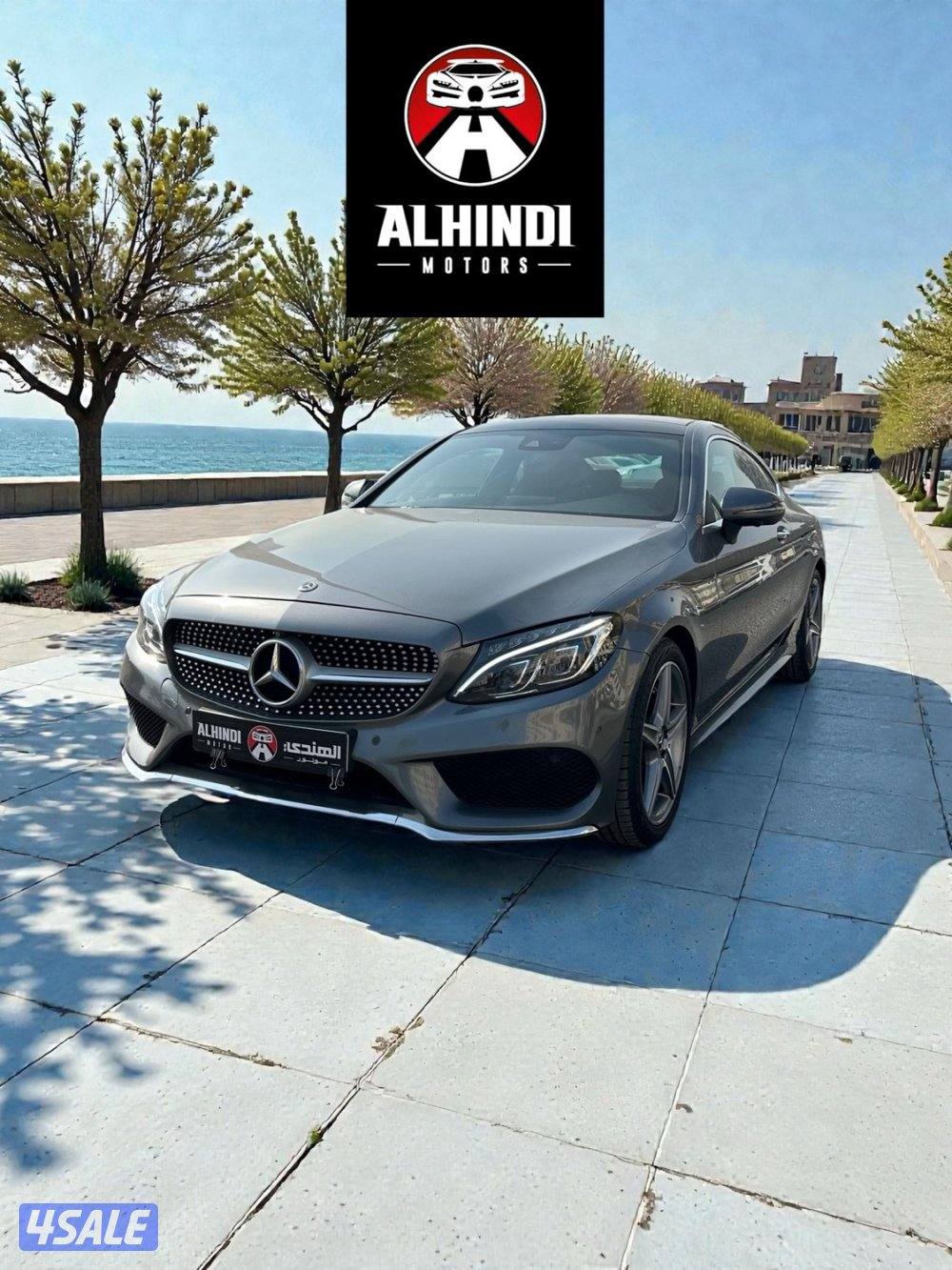 📍مرسيدس C200 - م2018 - عداد 70 الف - وارد البشر 📍0