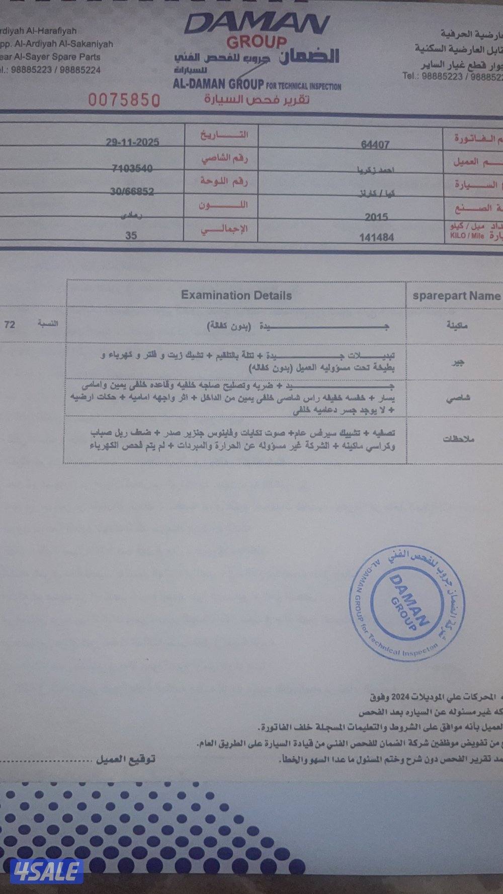 كيا كارينز 201515