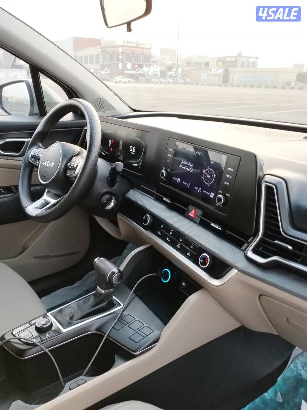 الفئة الوسط EX سبورتاج 2023 شرط الفحص بحالة الوكالة4