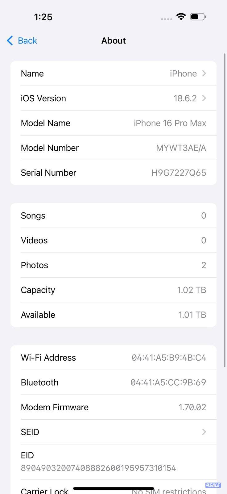 ايفون 16 برو ماكس – 1TB – ديزرت تيتانيوم iPhone 16 Pro Max 1TB Desert4