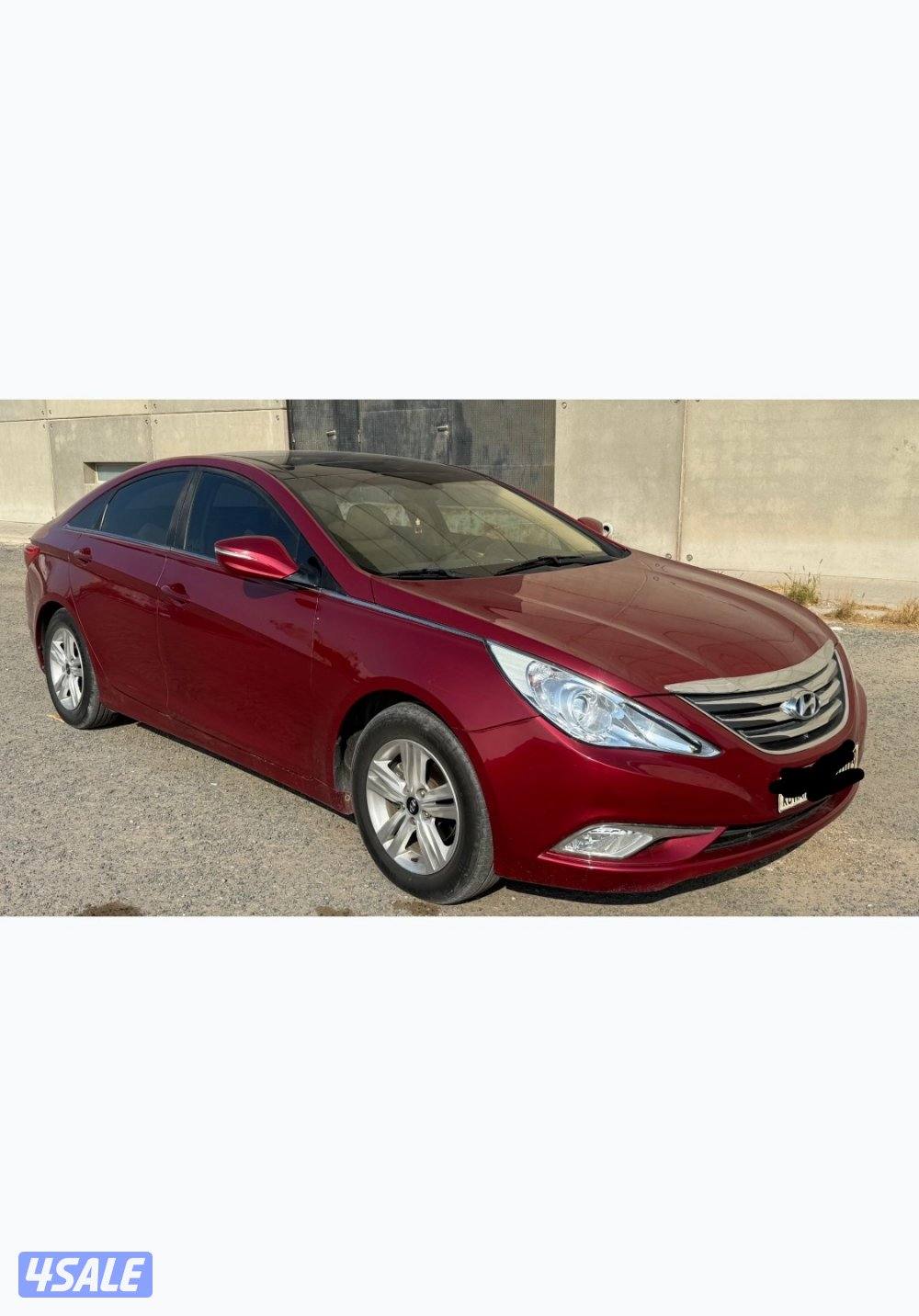 سوناتا بحالة الوكالة نظيفه جداً شرط الفحص قير ماكينه شاصي موديل ٢٠١٤0