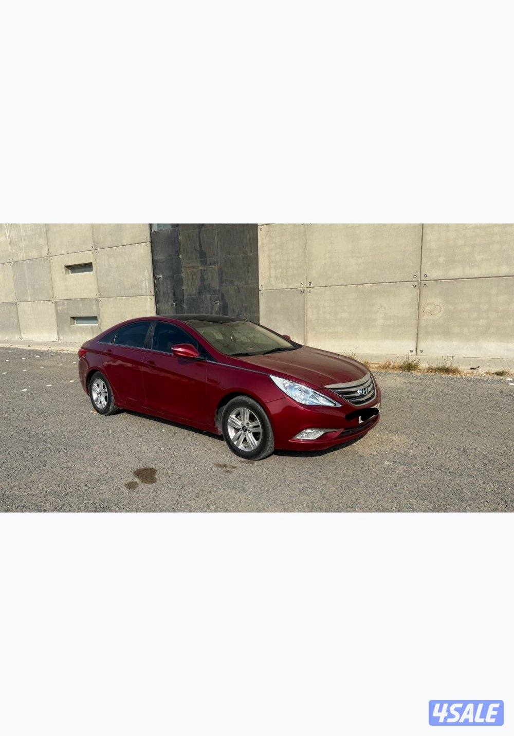 سوناتا بحالة الوكالة نظيفه جداً شرط الفحص قير ماكينه شاصي موديل ٢٠١٤1