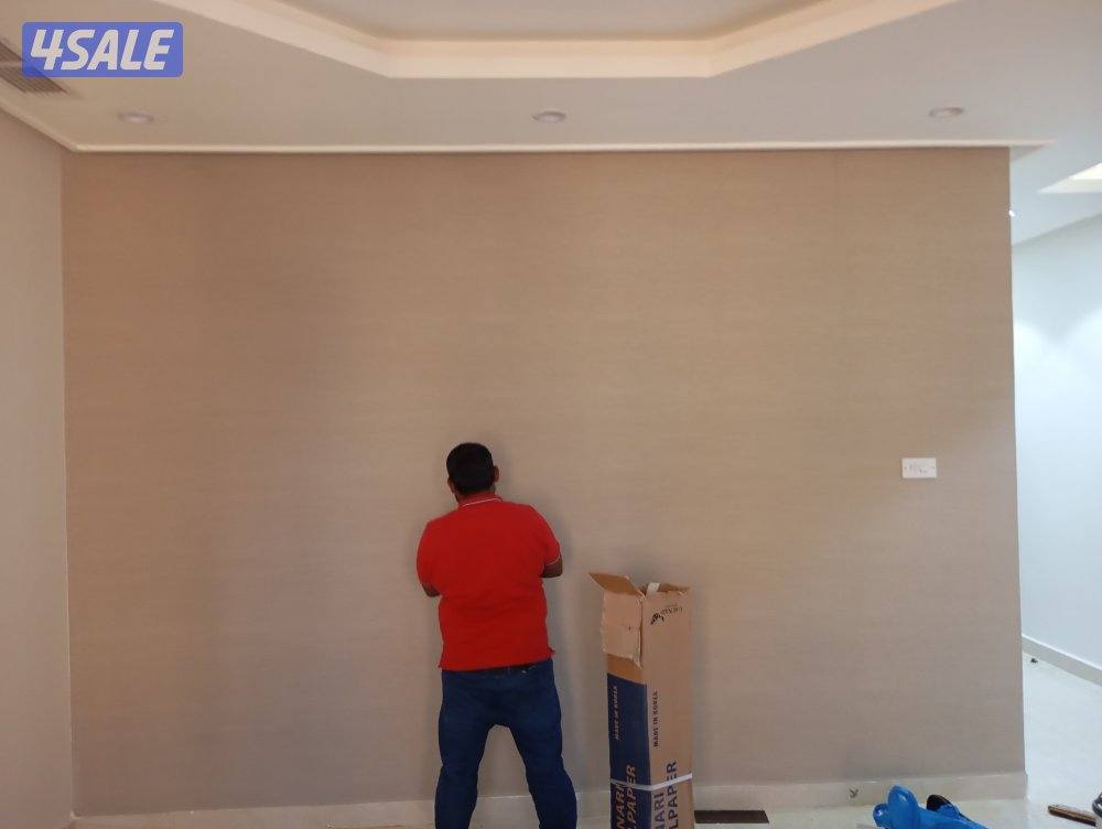 ابو فارس انسب الاسعار للاصباغ وتركيب ورق الجدران والجتروف2