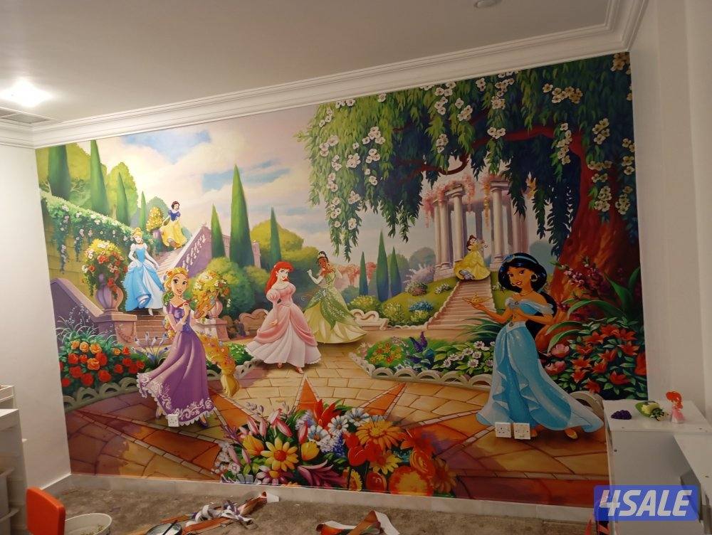 ابو فارس انسب الاسعار للاصباغ وتركيب ورق الجدران والجتروف5