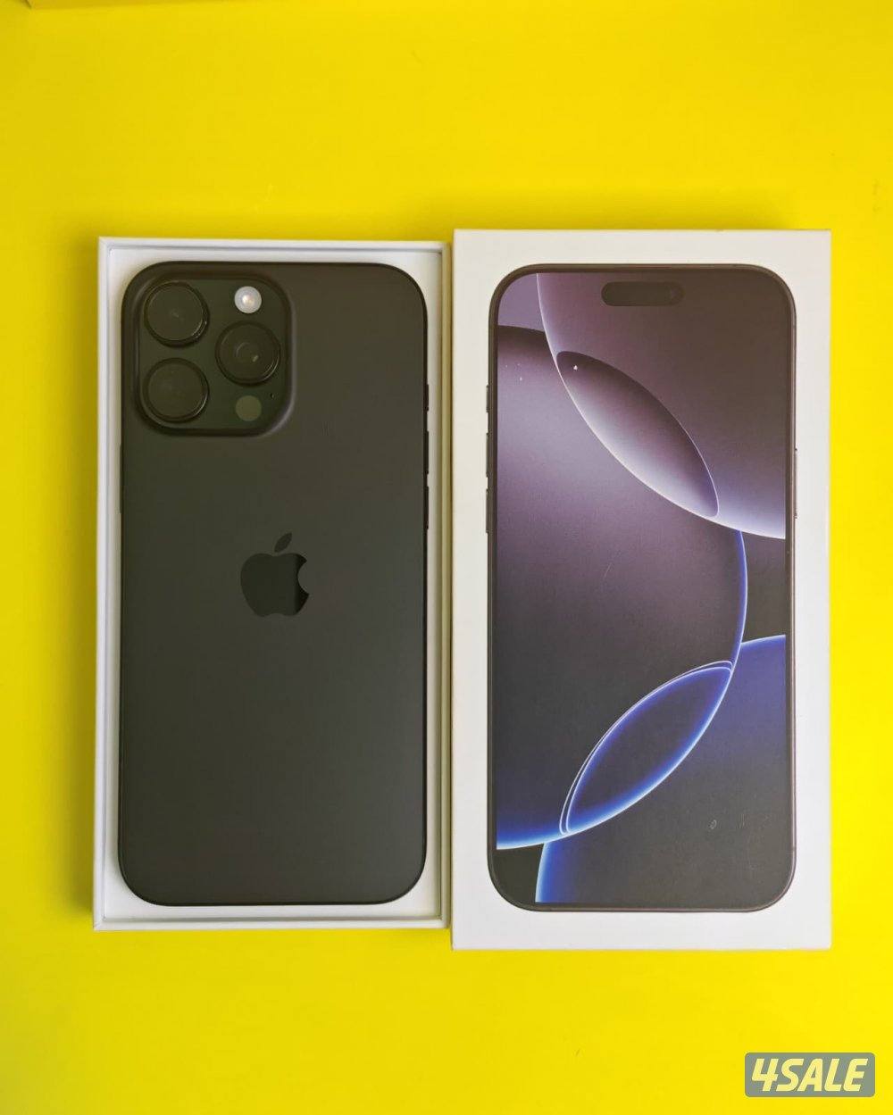 ايفون 16 برو ماكس – 512GB – بلاك تيتانيوم iPhone 16 Pro Max 512GB Blac0