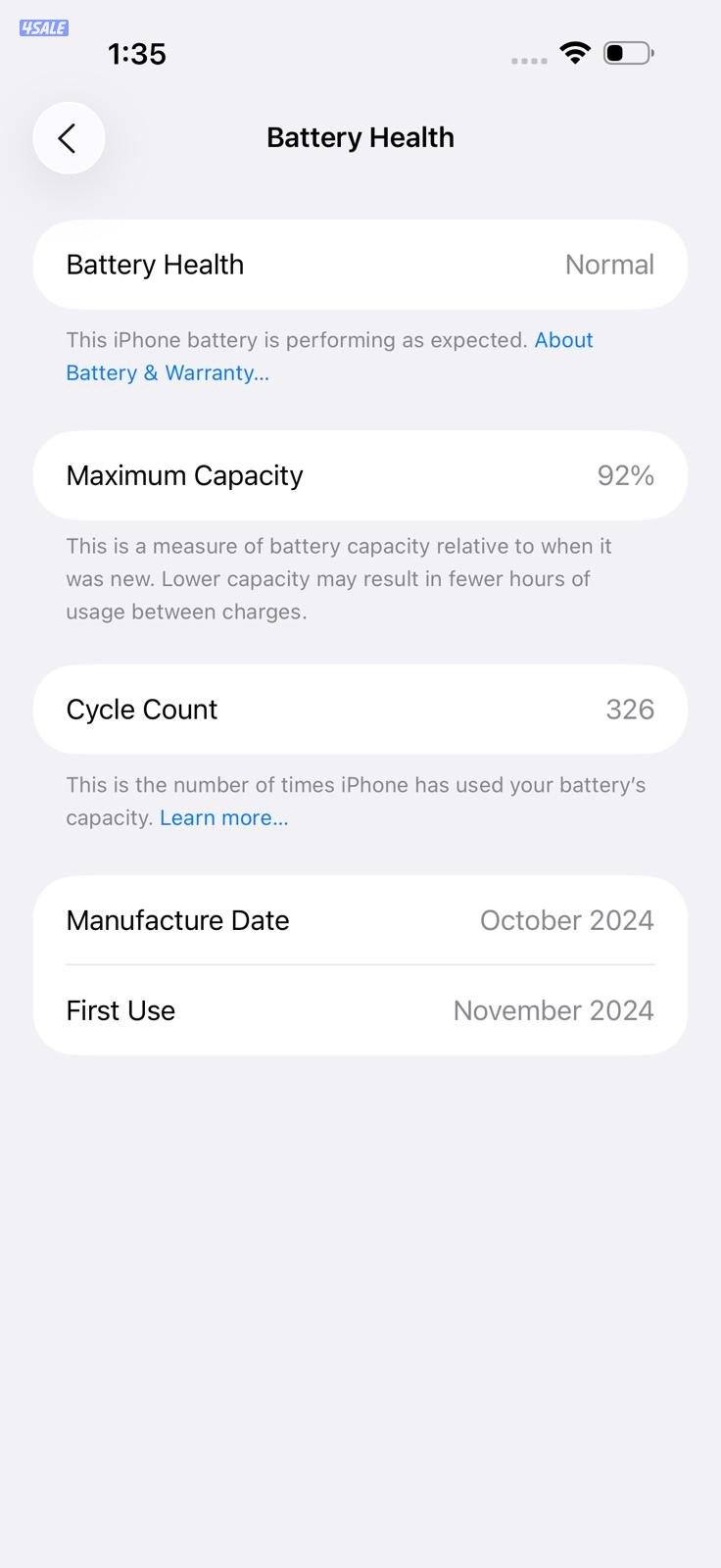 ايفون 16 برو ماكس – 512GB – بلاك تيتانيوم iPhone 16 Pro Max 512GB Blac11