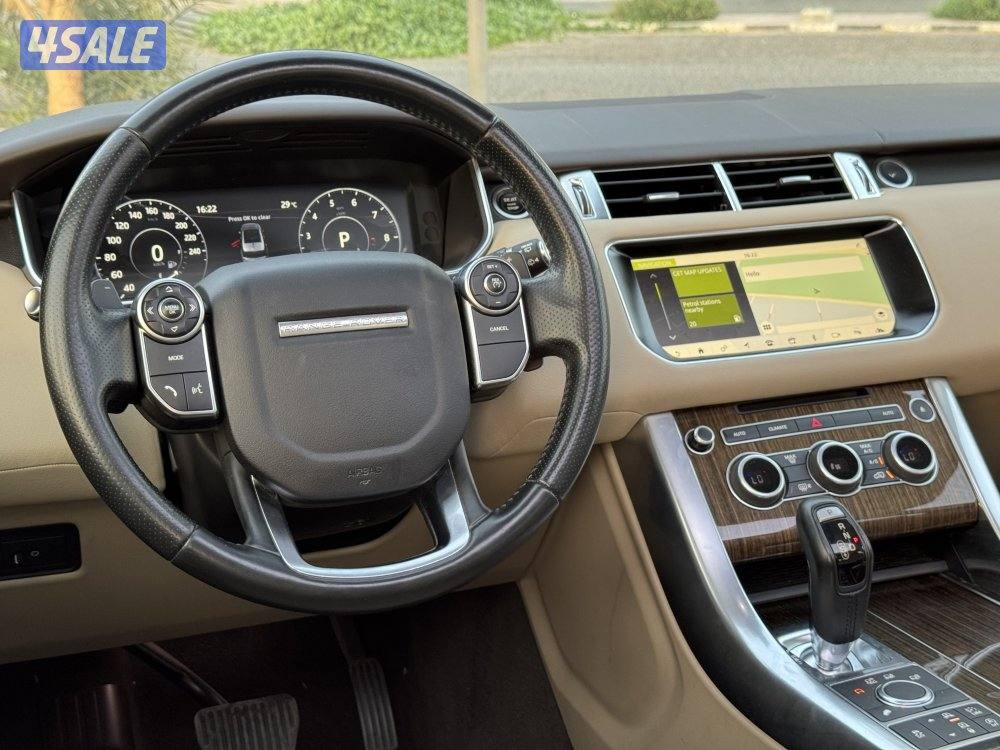 للبيع رنج روفر سبورت 2017 وارد الغانم - بحاله نظيفه ومرتبه3