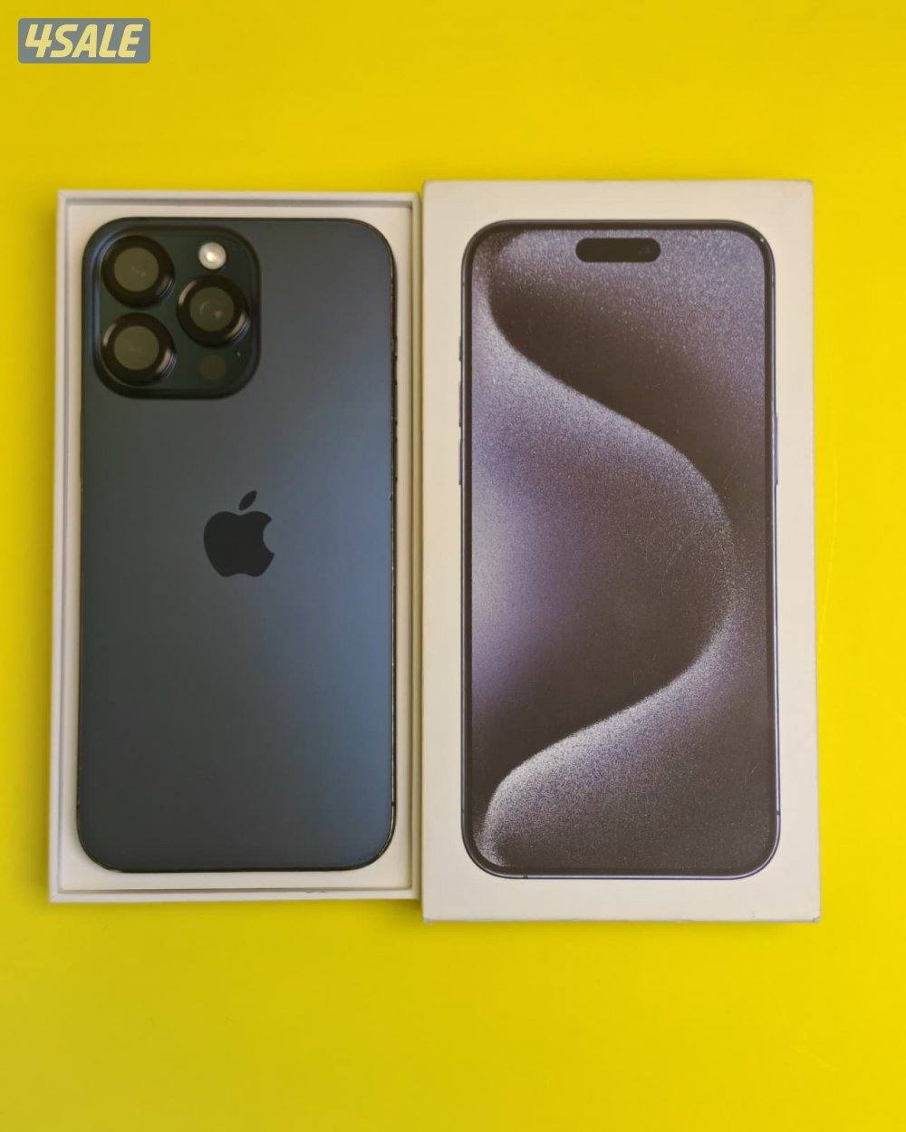 ايفون 15 برو ماكس – 256GB – بلاك تيتانيوم iPhone 15 Pro Max 256GB Blac0