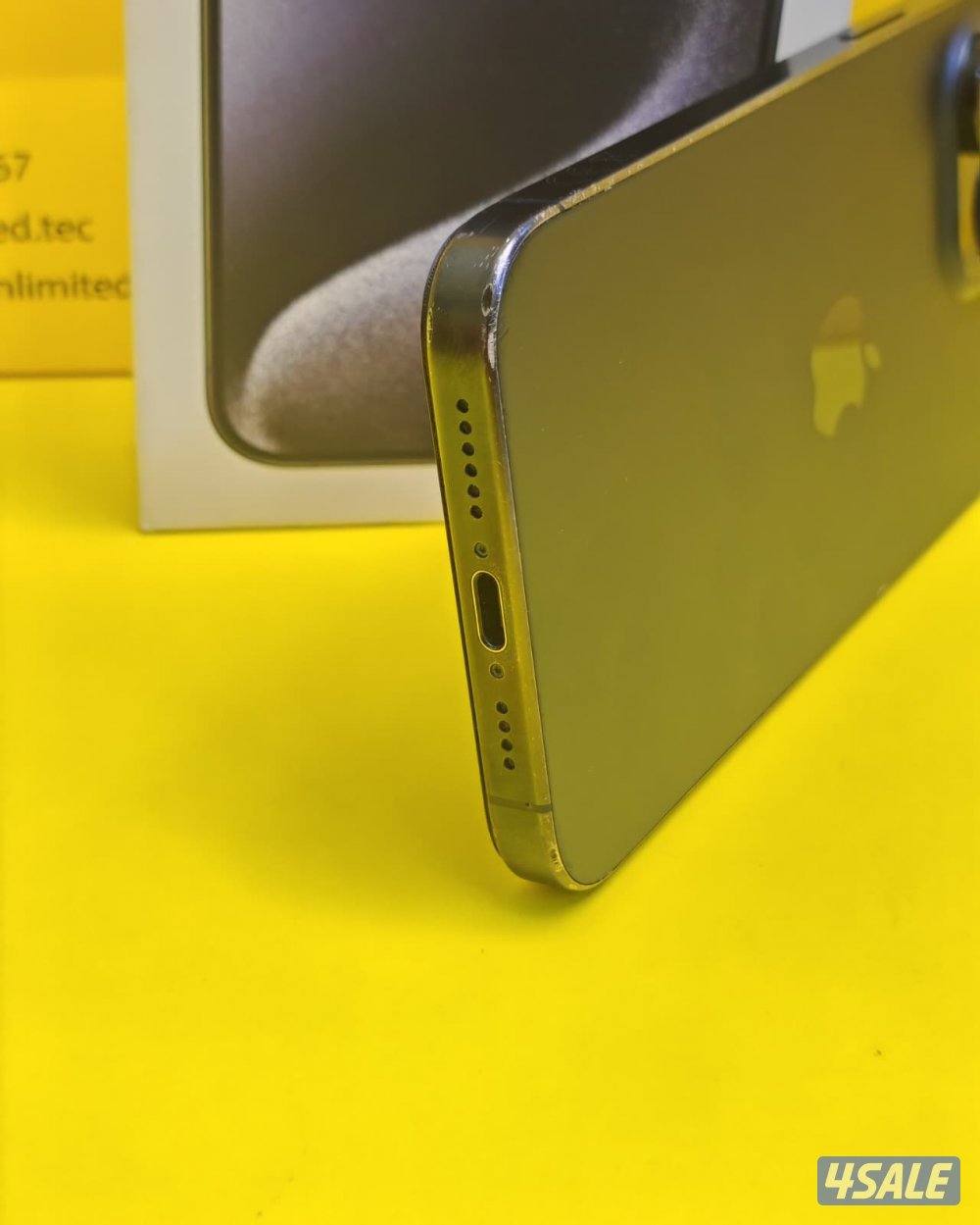 ايفون 15 برو ماكس – 256GB – بلاك تيتانيوم iPhone 15 Pro Max 256GB Blac4